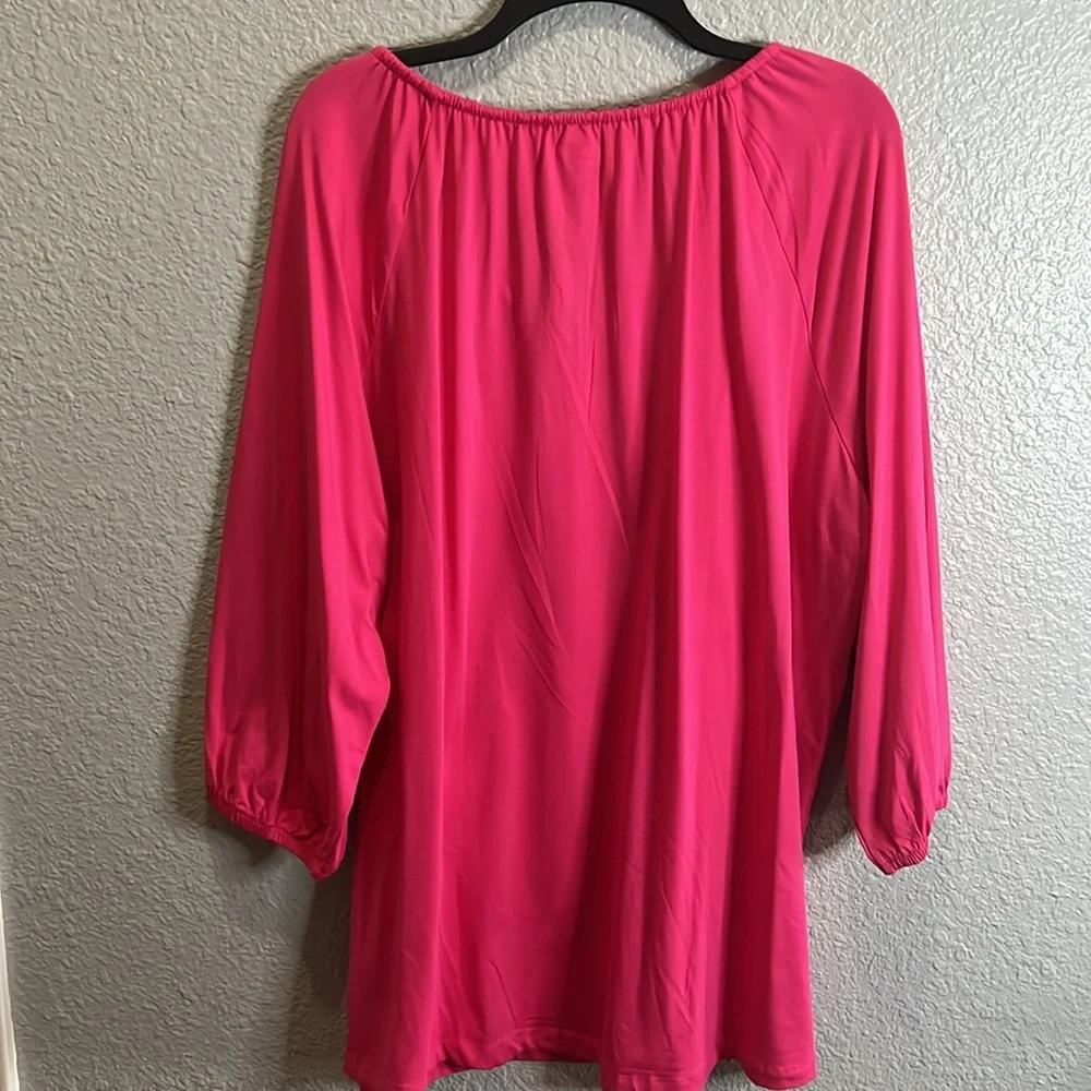 Land’s End Barbie Pink size 2X NWT 3/4 sleeves
